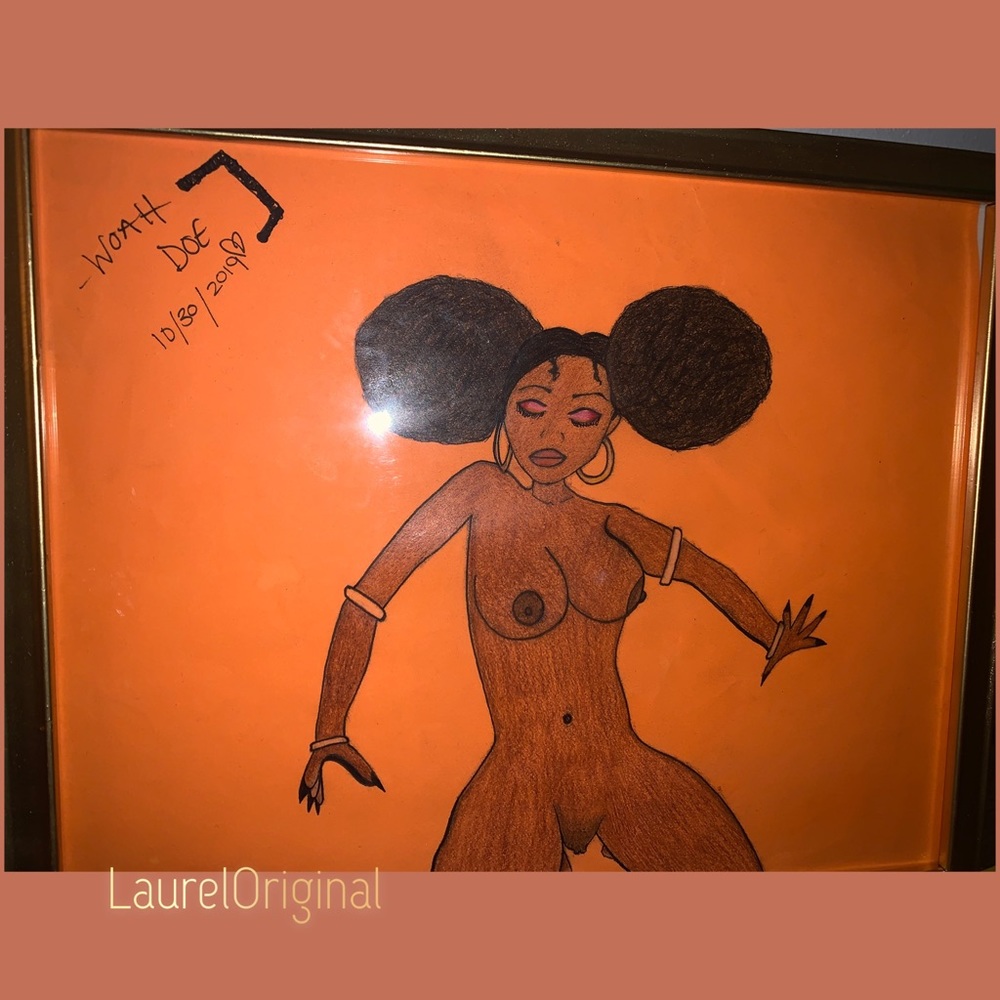 β£οΈ Outkast CD Inspired Art β₯οΈ (β₯ 9x12 Frame ΰ°) - Picture 1 of 12